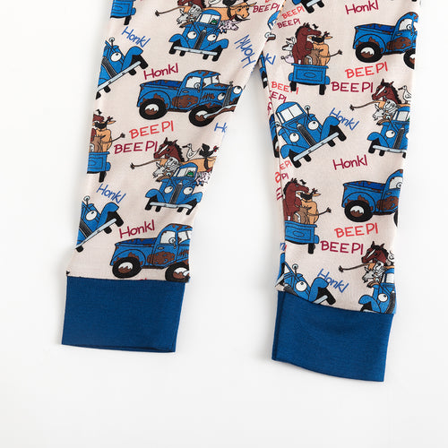 FancyPrince Animal Cargo Truck Bamboo Two Piece Set