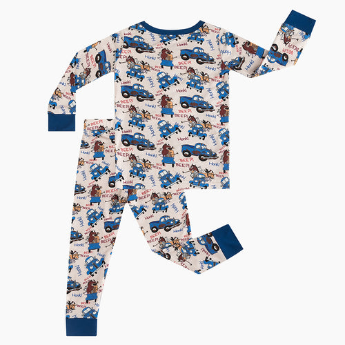 FancyPrince Animal Cargo Truck Bamboo Two Piece Set