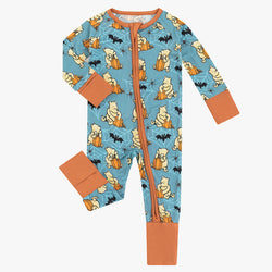 Halloween Bat Pumpkin Cute Bear Bamboo Viscose Zippy