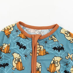 Halloween Bat Pumpkin Cute Bear Bamboo Viscose Zippy