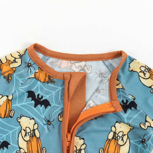 Bat Pumpkin Cute Bear Bamboo Viscose Zippy