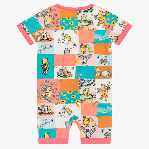 Cartoon Silly Bear Shortie Romper