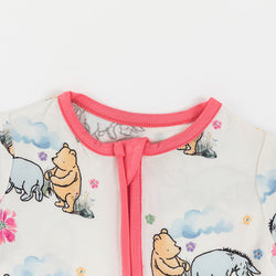 Cartoon Bears & Donkeys Short Two-Way Zippy Romper (NB-24M)