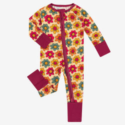 Bamboo Viscose Pajamas With Colorful Flower