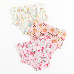 3 Pack Girl's Animal Brief Underwear