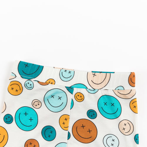 Colorful Smiley Two Piece Bamboo Pajama