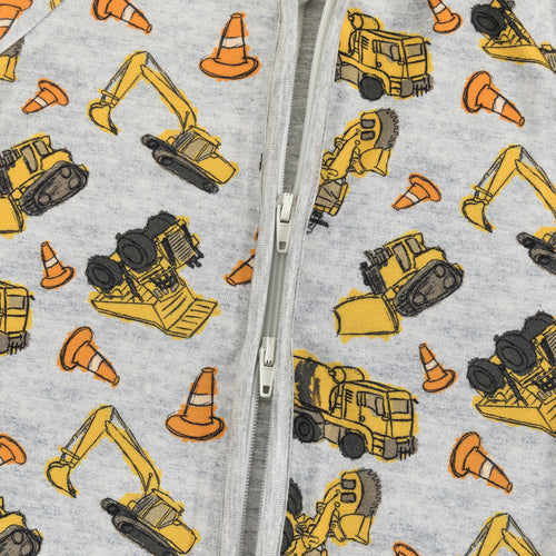 Excavator Bamboo Short Bamboo Zippy Baby Romper