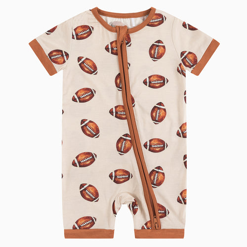 Football Shorty Bamboo Viscose Zippy