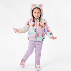 Gradient Princess Baby Bear Jacket Coat