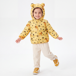 Yellow Jungle Leopard Baby Bear Jacket Coat