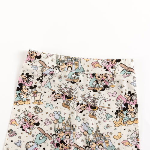 Mouse Friends Pink Bamboo Long Sleeve Pajama Set