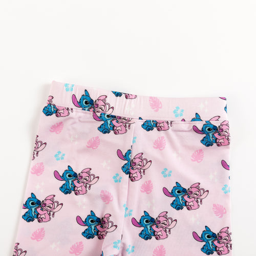 Blue Pink Baby Kids Bamboo Two-Piece Pajama Set Sale price