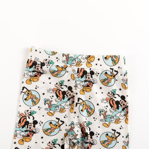 Mouse Dog Duck Kids Bamboo Two-Piece Pajama Set