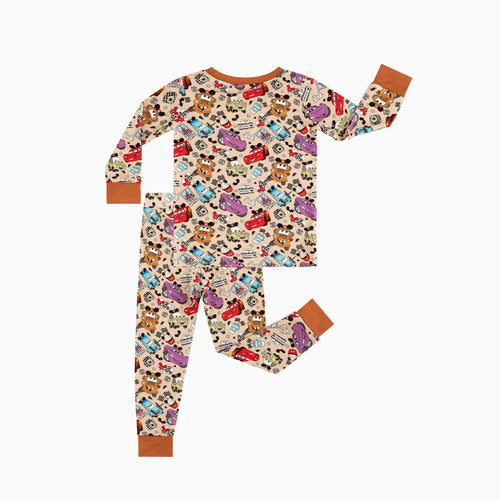 Car Club Kids Bamboo Two-Piece Pajama Set