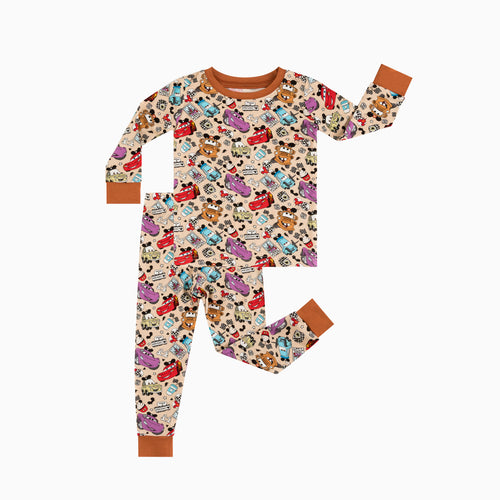 Car Club Kids Bamboo Two-Piece Pajama Set