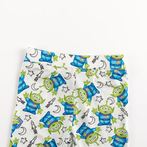 Green Monster Kids Bamboo Two-Piece Pajama Set