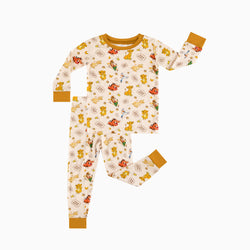 King Lion Friends Kids Bamboo Two-Piece Pajama Set