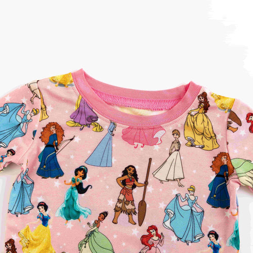 Princess Pink Pentacle Kids Bamboo Two-Piece Pajama Set