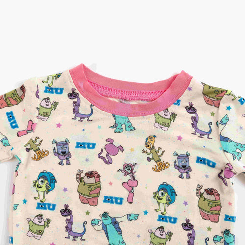 Monster Pentagram Kids Bamboo Two-Piece Pajama Set