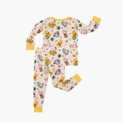 Little Bear Bee Pig Kids Bamboo Two-Piece Pajama Set