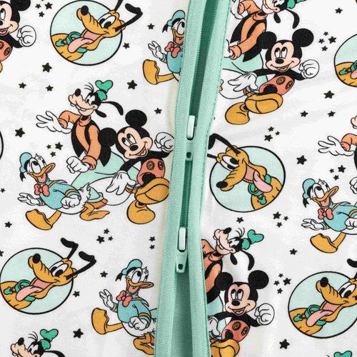 Mouse Dog Duck Baby Bamboo Zipper Romper Pajamas