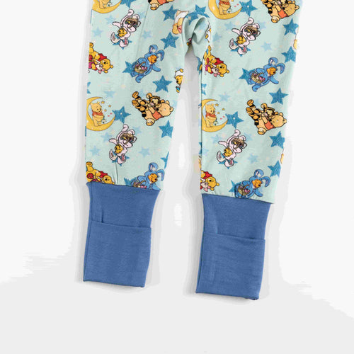 Little Bear Pentagram Bamboo Zipper Romper Pajamas