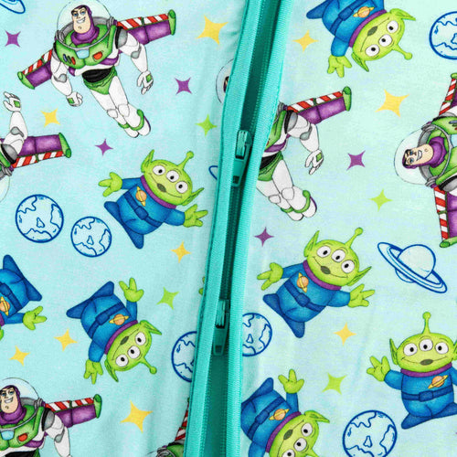Toy Club Planet Bamboo Zipper Romper Pajamas