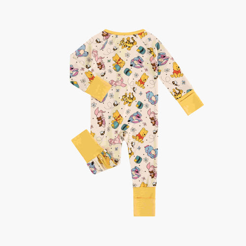 Little Bear Bee Pig BBamboo Zipper Romper Pajamas
