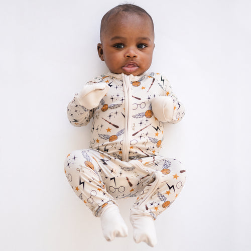 Magic Wand Baby Bamboo Zipper Romper