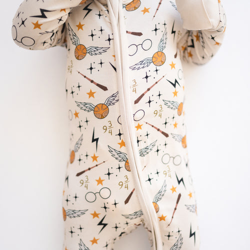 Magic Wand Baby Bamboo Zipper Romper