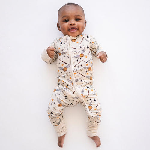 Magic Wand Baby Bamboo Zipper Romper