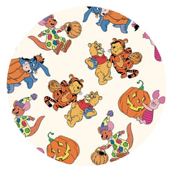 Halloween Bear and Friends Pumpkin Bamboo Family Matching Pajamas