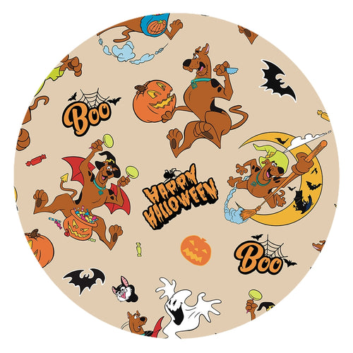 Halloween Mystery Great Dane Dog Pumpkin Baby Bamboo Zipper Romper Pajama