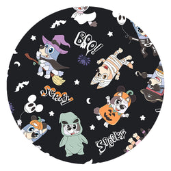 Halloween Pumpkin Pup Parade Bamboo Family Matching Pajamas