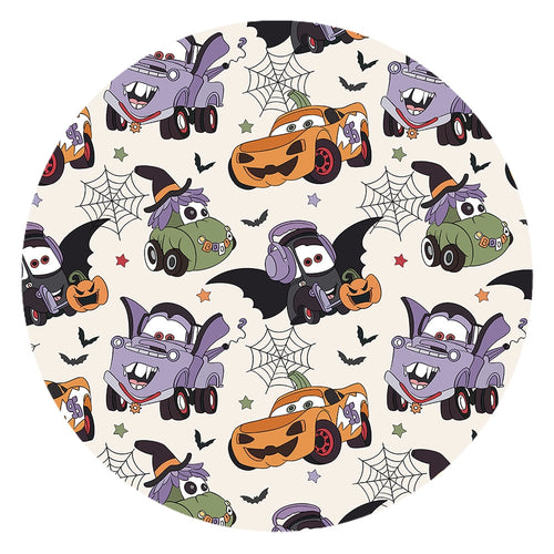 سباق Car Cartoon Kids Bamboo Short Pajama Set
