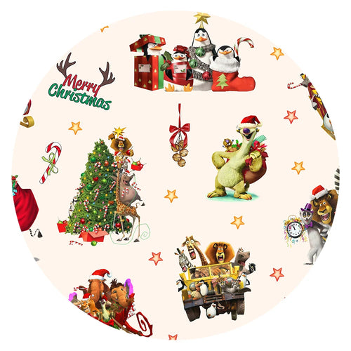 Christmas Safari Park Friends Adventure Bamboo Family Matching Pajamas