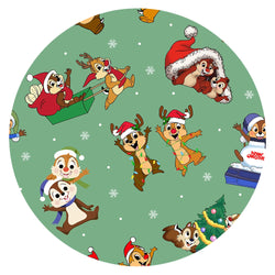 Christmas Snowy Squirrel Buddies Bamboo Family Matching Pajamas