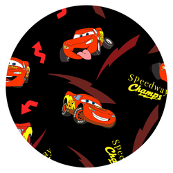 Zooming Red Lightning Car Bamboo Family Matching Pajamas