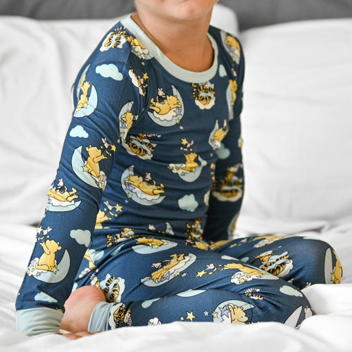 Little Bear's Sweet Dream Night Two-Piece Bamboo Viscose Pajama Set