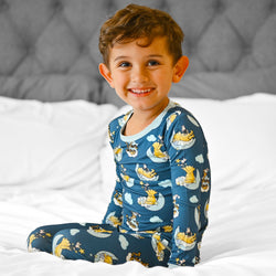 Little Bear's Sweet Dream Night Two-Piece Bamboo Viscose Pajama Set