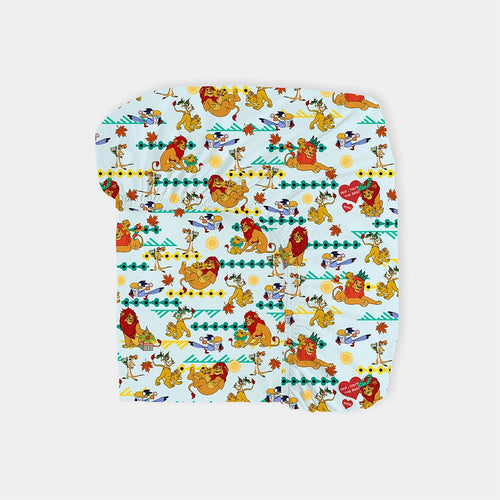 Father‘s Day Lion Bamboo Fitted Crib Sheet