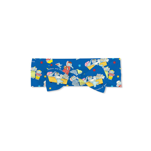 Father's & Mother's Day Elephant Family Bamboo Headband Bow